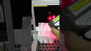 Scanning with datalogic gfs4400 series scanner. Scanning with datalogic gfs4400 series scanner.