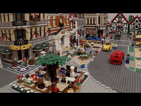 Bau einer Legostadt Teil 7. - Grillparty