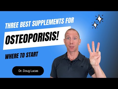 Three Best Supplements for Osteoporosis!! Where To Start
