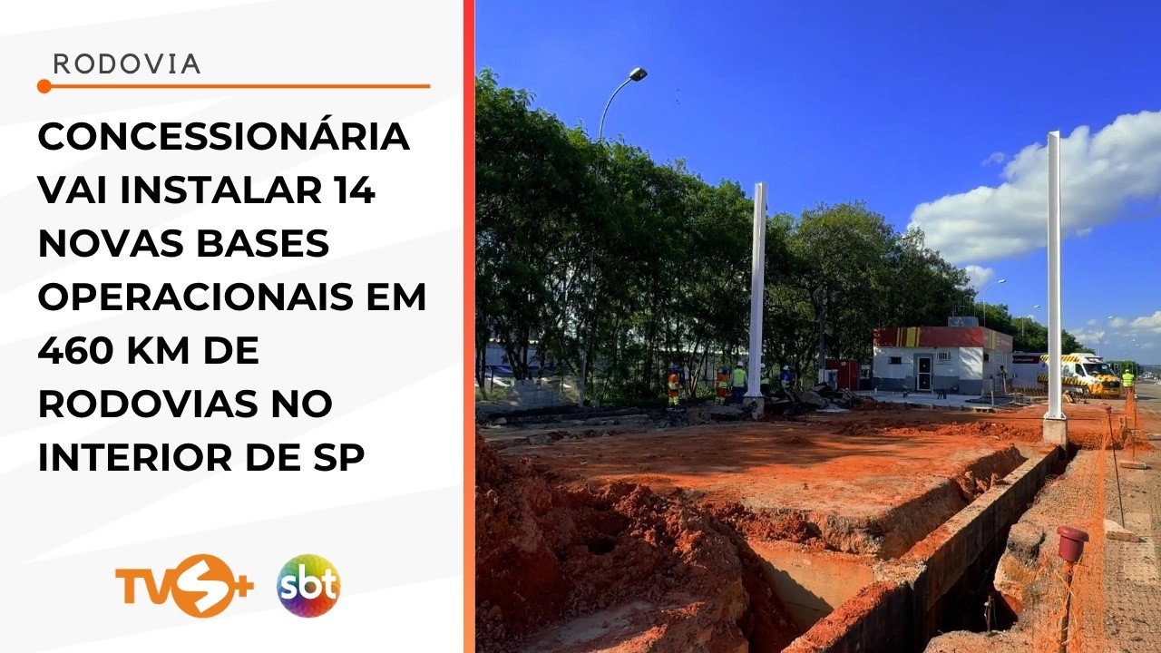 Concessionaire to install operational bases along 460 km of highways in the interior of São Paulo...