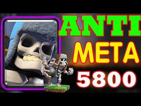 NOOB Deck  vs Pro DECK | Giant Skeleton Balloon 5800+ ladder Pushing - Clash Royale