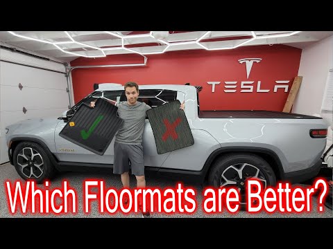Rivian All Weather Floor Mats - Worth it? Original vs. All Weather. *In Depth Review*