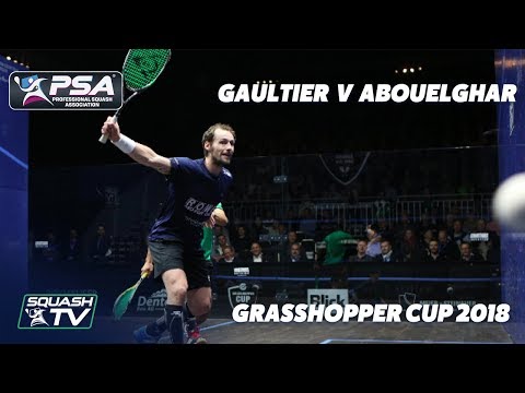 PSA Rewind: Gaultier v Abouelghar - 2018 Grasshopper Cup - Full Squash Match