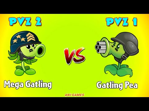 All PEA & Other Plants PVZ 1 vs PVZ 2 Battlez - Which Team Plant Will Win?