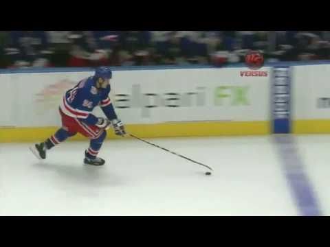 Derek Boogaard breakaway goal vs Capitals | 11/09/2010 [HD]