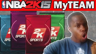 NBA 2K15 MyTeam Pack Opening - 50/50 PACKS ARE IN!!  - NBA 2K15 MyTeam Packs