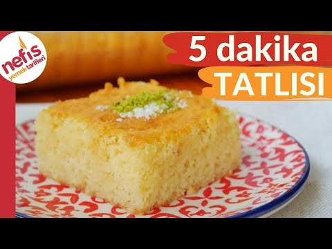 ŞAKA DEĞİL ÇOK KOLAY 😉 5 DAKİKA TATLISI 😘❤ ŞERBET KAYNATMAK YOK! 🤫💯