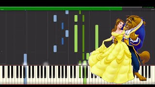 Beauty and the Beast - Theme  piano cover (synthesia) +midi 2017
