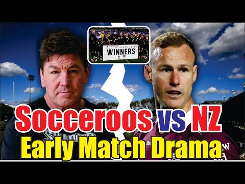 Socceroos vs New Zealand Irankunda Scare, Bold Black Kit Debut & Early Match Drama