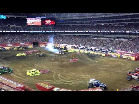 Maximum Destruction double backflip attempt Metlife Stadium 2013