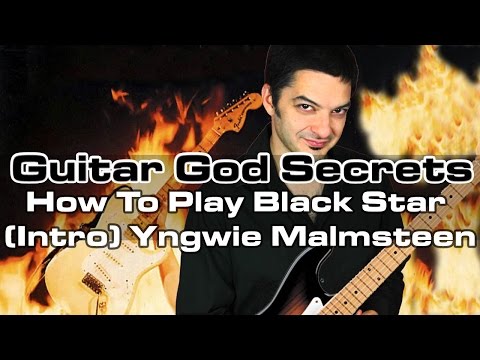 How To Play Black Star Intro by Yngwie Malmsteen - Free Guitar Lessons