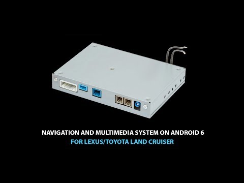 Sistema de navegación y multimedia en  Android 6 para pantallas originales Lexus/Toyota Land Cruiser Vista previa  9