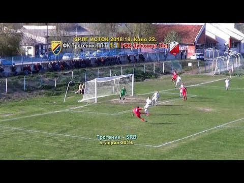 FK Trstenik PPT – GFK Dubočica (Le) 1:1, PREGLED UTAKMICE; Trstenik SRB, 6. april 2019.