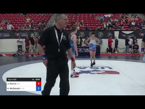 52 Kg Rnd Of 16 - Jacob Morris, Avalanche Wrestling Association Vs Kayden McDonald, Olympia Wrestl