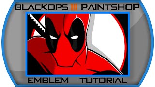 Black Ops 3 - Deadpool Emblem Tutorial