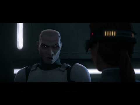 Star Wars The Bad Batch Season 3 2024 Echo Confronts Emerie Scene 1080p