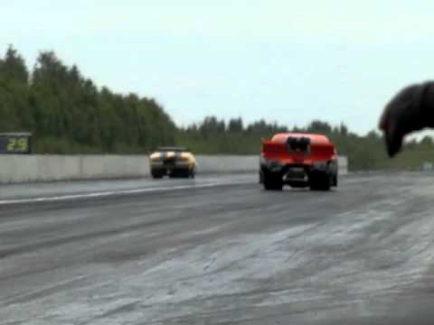 Pro Mod nitrous nearly loses control!