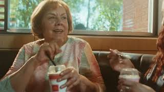 McDonald´s eating with my grandmother