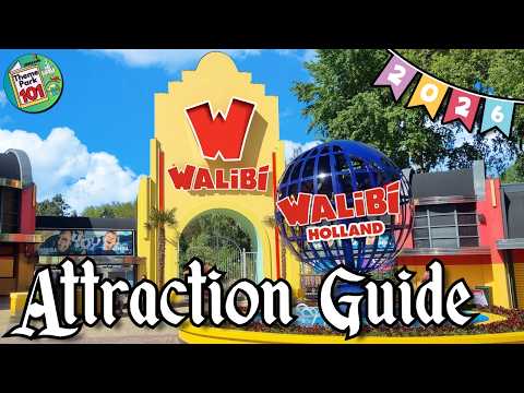 Walibi Holland RIDES & ATTRACTIONS - The Netherlands' MOST Intense Theme Park!