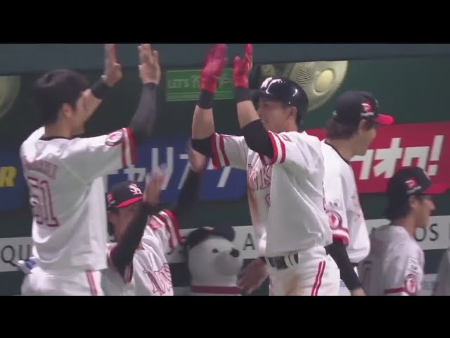 【8回裏】ホークス・釜元が待望のプロ初アーチ‼ 2019/4/7 H-M