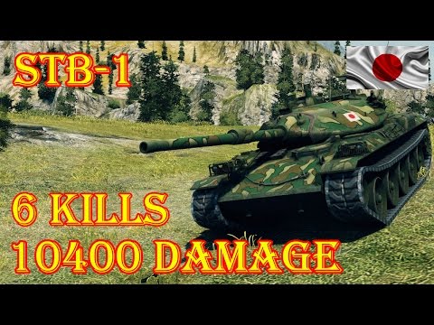 STB-1  10.4K Damage, 6 Kills ☆ Serene Coast ☆  Best Battle World of Tanks