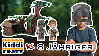 So kommt KiddiCraft bei unserem Kinder-Tester an - Waldläuferhütte Review