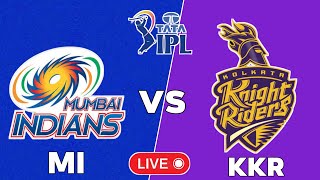 Mumbai Indians vs Kolkata Knight Riders || IPL Match Live #tataipl2022