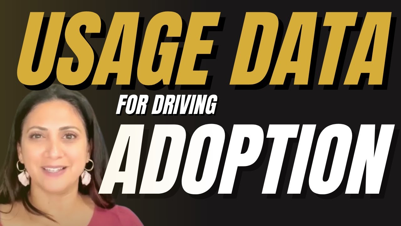 How to Leverage Usage Data to Improve PRODUCT ADOPTION
