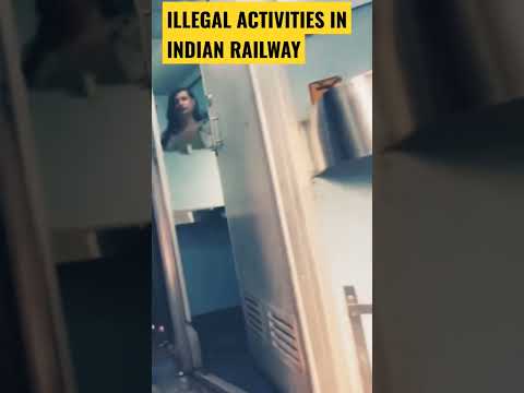 illegal activities in train bathroom #viralvideo #trending
