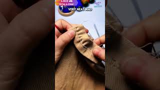 Pants Too Long? Try This Easy DIY Hemming Trick | No Sewing Machine. #fashiontips #sewing #styletips