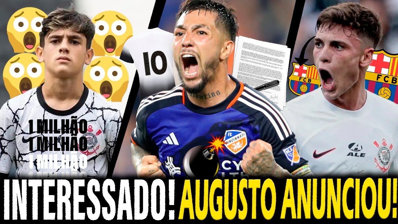 LUCIANO ACOSTA ACEITARIA! CRAQUE DÁ OK PRO TIMÃO e BIDON NO BARCELONA? FILHO do FAGNER FICA e+