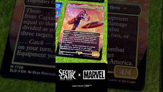 Magic the Gathering CAPTAIN AMERICA Secret Lair Drop Series - Rainbow Foil Edition