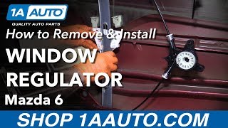 How to Replace Front Window Regulator 03-07 Mazda 6