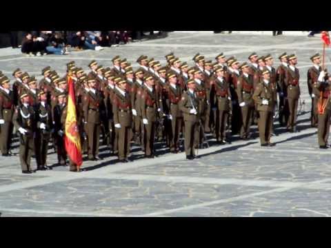 Himno de Infantería. Academia Infantería Toledo. Día de La Patrona (8.12.2013)