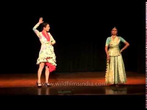 Dance comparison between Kathak from India and Flamenco from Spain: Bettina Castaño and Swati Sinha