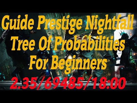 Guide Prestige Nightfall Tree Of Probabilities For Beginners With Commentary