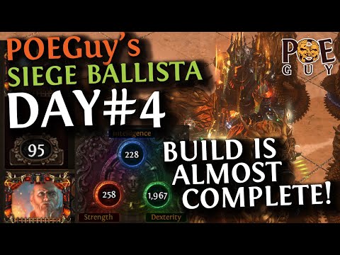 [3.26] DAY#4 Siege Ballista Hierophant League Start Progression /Build is Nearly Complete! +Gameplay