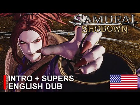 【SAMURAI SHODOWN】 All Character Story Intros + Supers ► English dub