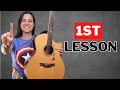 Must See First Acoustic Guitar Lesson For Beginners