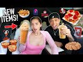 TRYING NEW MENU ITEMS FROM FAST FOOD RESTAURANTS!! 🔥 *MUKBANG/REVIEW*