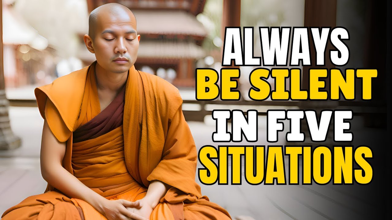 Always Be Silent in Five Situations – A Buddhist Story