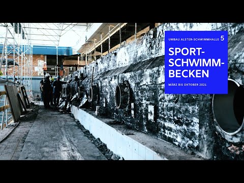 Umbau Alsterschwimmhalle: Sportschwimmbecken — Bereit für den Wettkampf