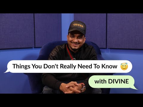 DIVINE on Things You Don't Really Need To Know | Kohinoor