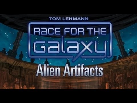 A Couple of Meeple Discuss Race for the Galaxy: Alien Artifacts