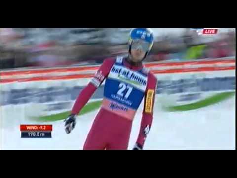 Maciej Kot - 190,0m - Harrachov HS205 1 seria | 1 konkurs 03.02.2013