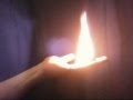 Фокус с огнем - огонь в руках как сделать - обучение 