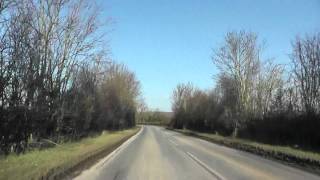 preview picture of video 'Driving On The B4214 & B4220 From Staplow To Bosbury, Herefordshire, England 3rd February 2012'