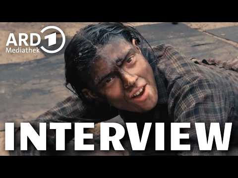 SCHWARZES GOLD Interview mit Harriet Herbig-Matten, Tom Wlaschiha, Aaron Hilmer am Filmset der Serie