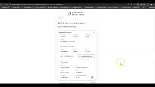 Under 2.0 Create Applicaton - Send To Merchant