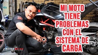 ¿Cómo Funciona El Sistema de Carga de Una Moto  | Bateria - Corona -Regulador